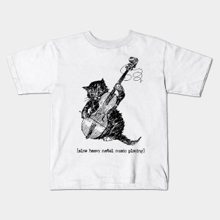 Slow Heavy Metal Music Playing Kids T-Shirt